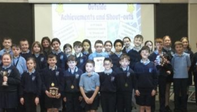 Portglenone Juvenile Awards at assembly